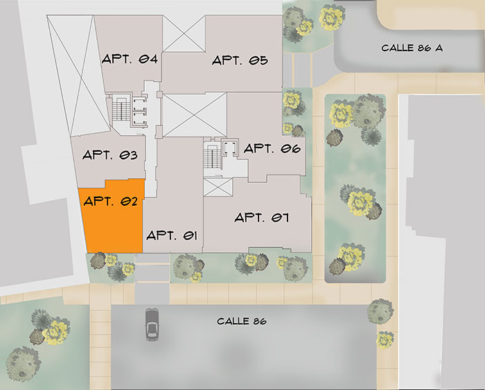 Plano Apto 2 Proyecto Edifcio G2