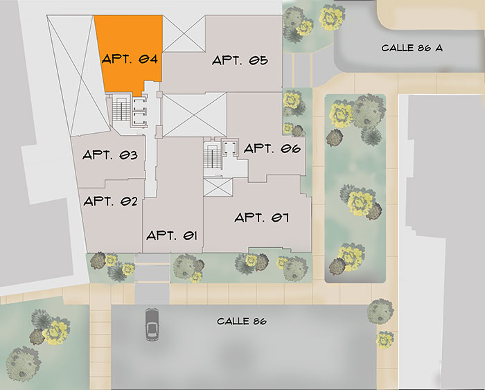 Plano Apto 4 Proyecto Edifcio G2