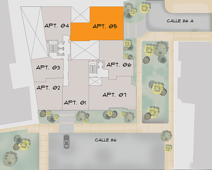 Plano Apto 5 Proyecto Edifcio G2