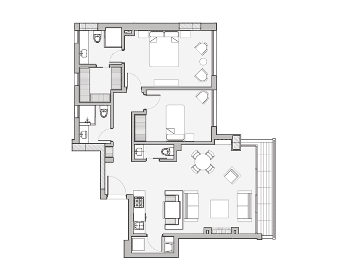 Apto 6 Proyecto Edifcio G2