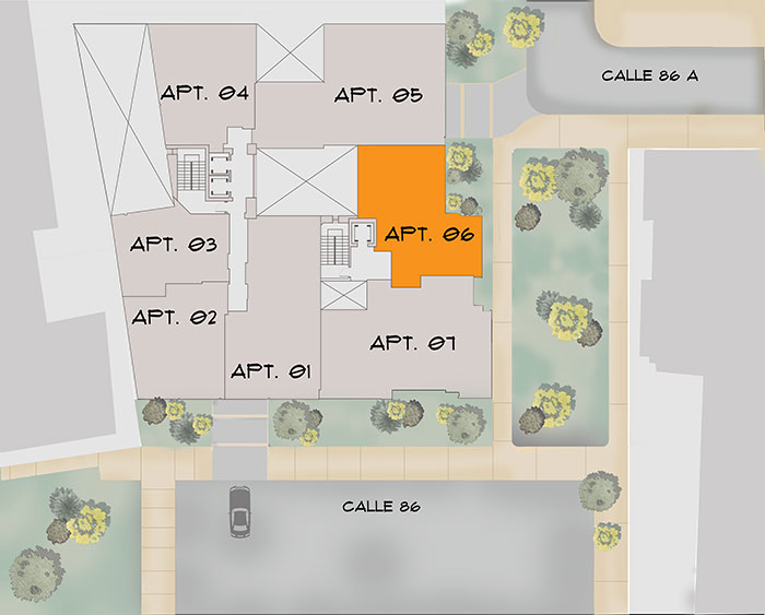 Plano Apto 6 Proyecto Edifcio G2